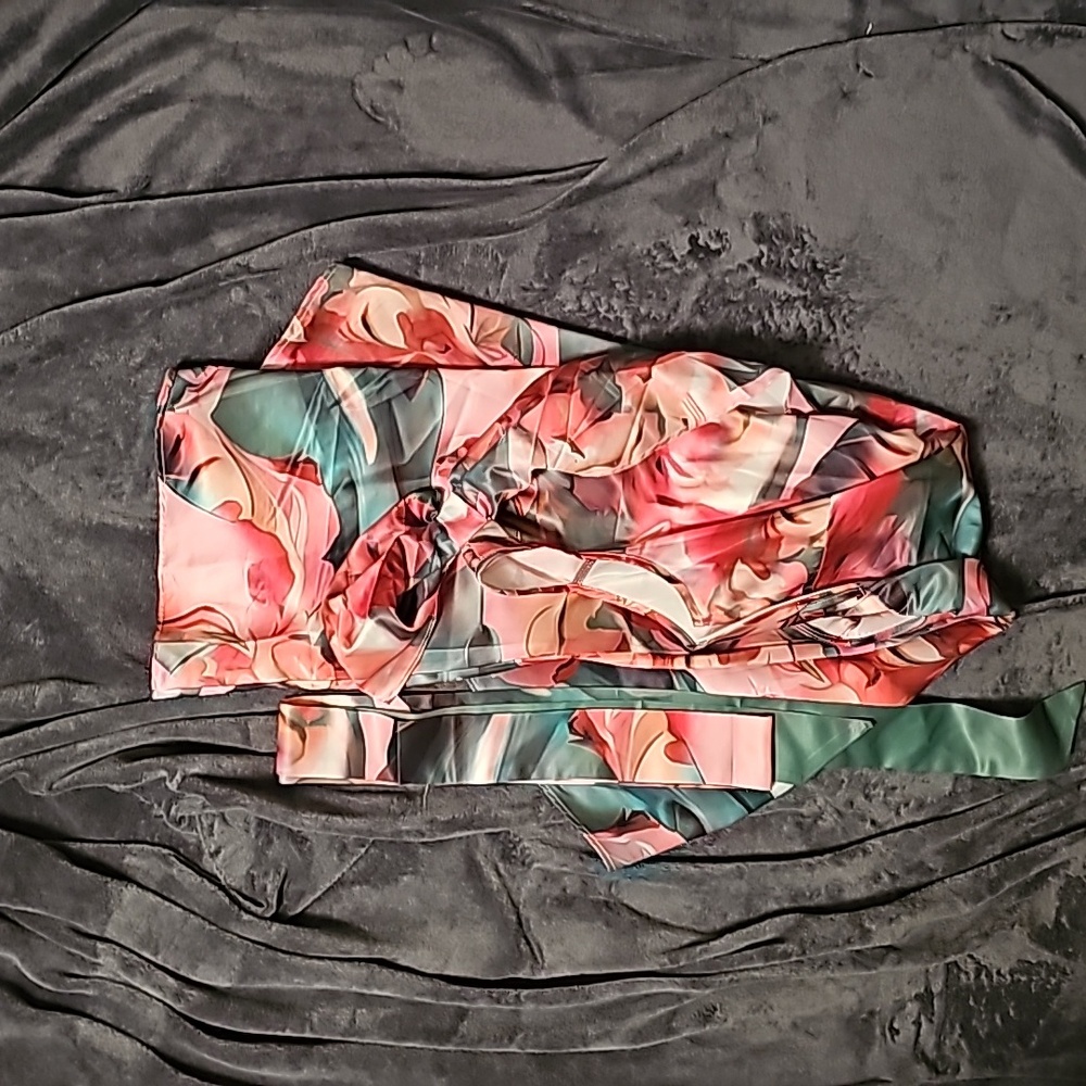 Floral wedding guest dress